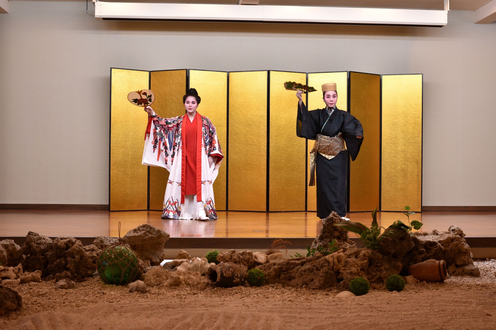 정통 류큐무용 공연