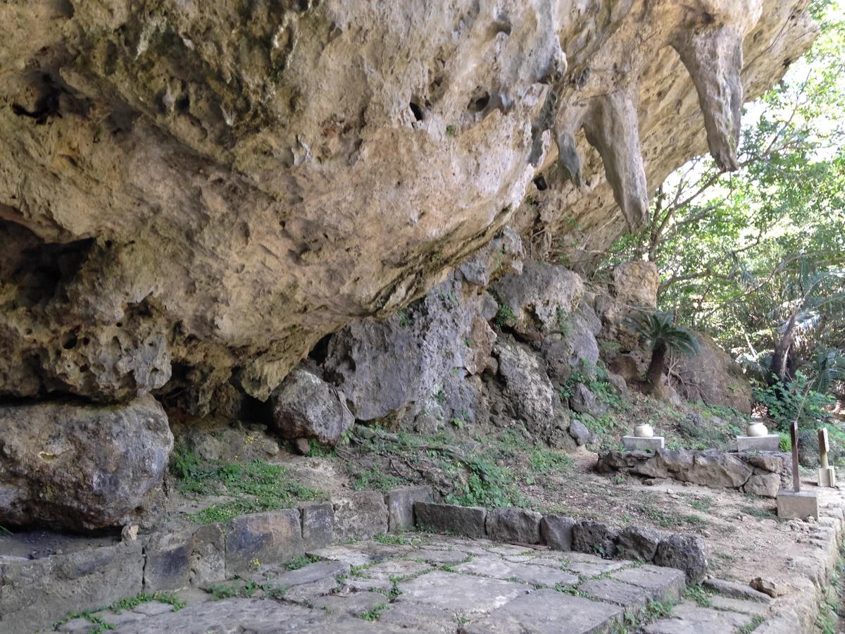 斎場御嶽 참배로 풍경